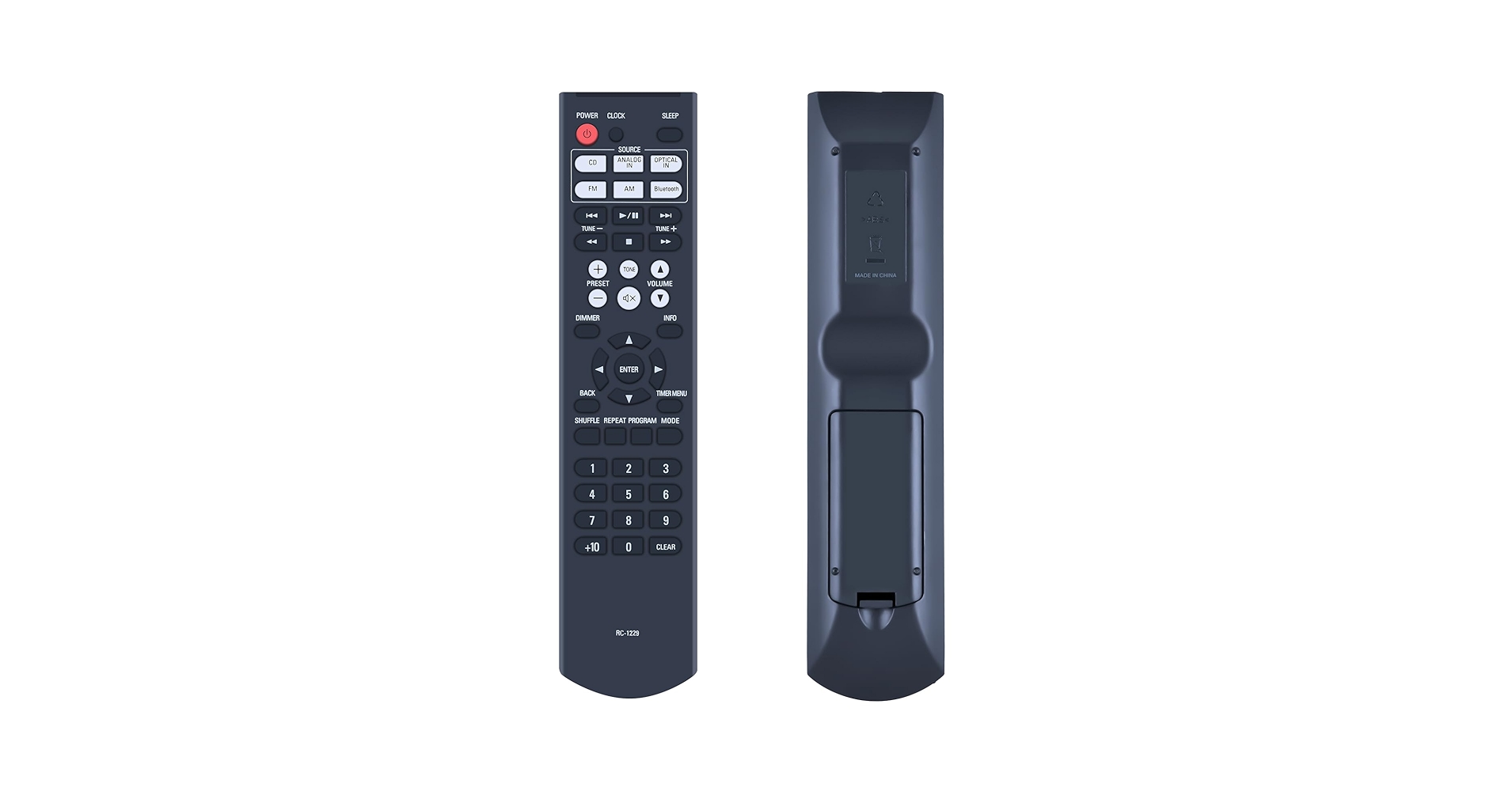 Amazon.com: RC-1229 Replacement Remote Control Compatible